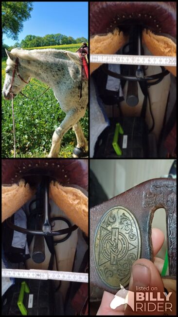 Double C Saddlery Custom Brand 1040 16 Zoll, Double C Saddlery Custom Brand, Lisa, Western Saddle, Lerchfeld, Image 5