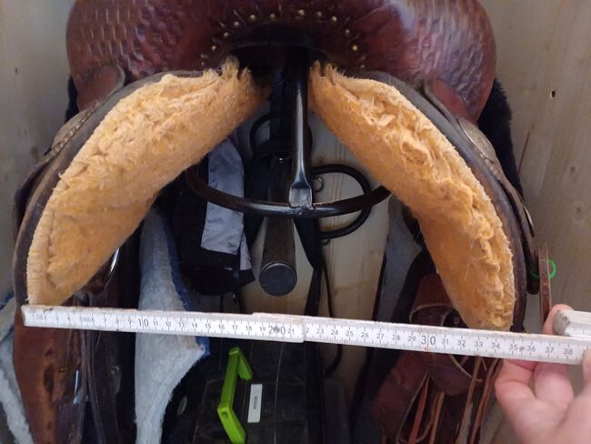 Double C Saddlery Custom Brand 1040 16 Zoll, Double C Saddlery Custom Brand, Lisa, Western Saddle, Lerchfeld, Image 3