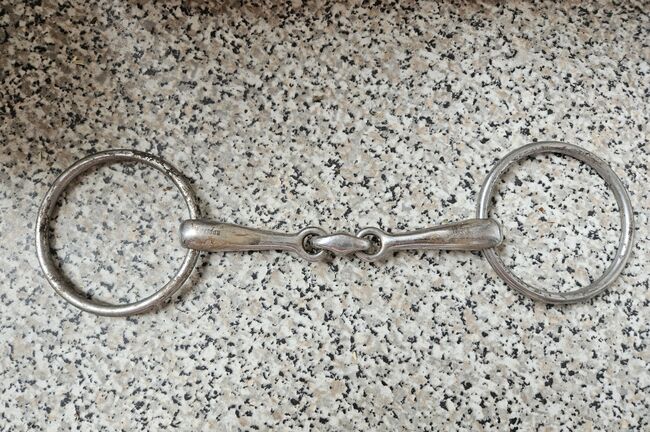 Wassertrense doppelt gebrochen 13,5 cm Edelstahl, Katja, Horse Bits, St. Georgen