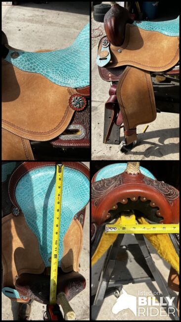 Double T barrel saddle, Heather Peters, Siodło westernowe , Rolfe, Image 6