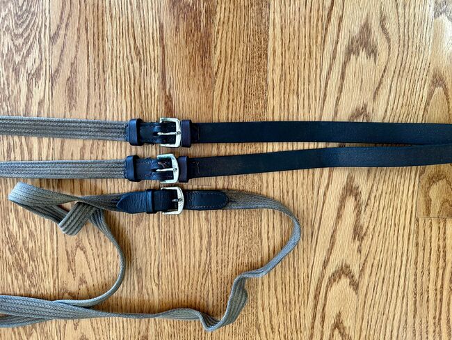 Draw Reins- Brown Leather & Cotton Webbing, Stephanie, Other, Edmonton , Image 3