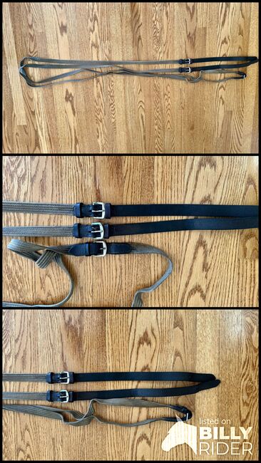 Draw Reins- Brown Leather & Cotton Webbing, Stephanie, Other, Edmonton , Image 4