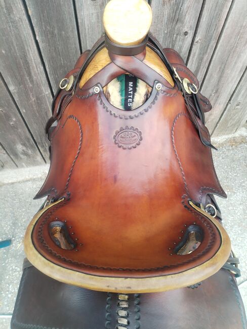 Traum-Sattel von Ujo Saddlery! UNIKAT!, UJO SADDLERY  Wade Sattel , Gabi, Western Saddle, Palfen, Image 7