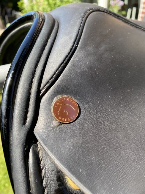 Dresch Dressursattel, Dresch Modell XT Flat Verdades Monoblatt mit Aufblattpausche, Nicole Nilges, Dressage Saddle, Kaarst, Image 7