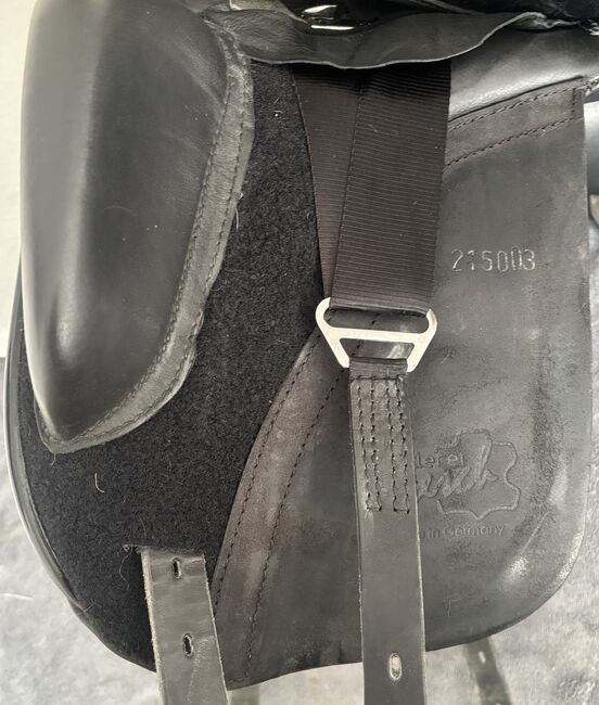 Dresch Dressursattel Lack Klettpauschen 17,5” weite Kammer, Dresch XT Flat Verdades, Sell_It_All, Dressage Saddle, Ahrweiler, Image 2