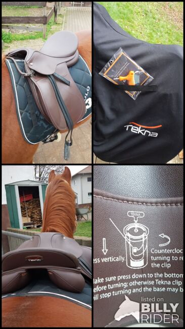 Dressursattel, 17 Zoll, Tekna, braun, Tekna  Icelandik, s-line, Heike Oestern , Dressage Saddle, Zellertal, Image 10