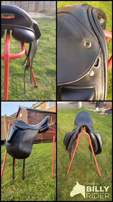 Dressage saddle 17 inch wide, Black country Optima, Andrew Bland, Dressursattel, Cheddington, Abbildung 9