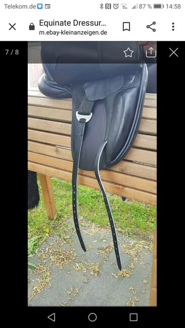 Dressursattel, Equinate  Cooper, Tanja Apt , Dressage Saddle, Duingen , Image 5