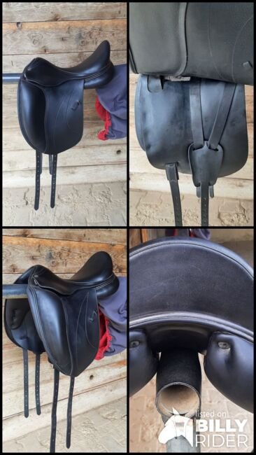 Dressursattel Equipe Rose 17" doubliert - kurze Auflage, aufgesetzte Pauschen, Equipe Rose, Maresa, Dressage Saddle, Pfullingen, Image 6