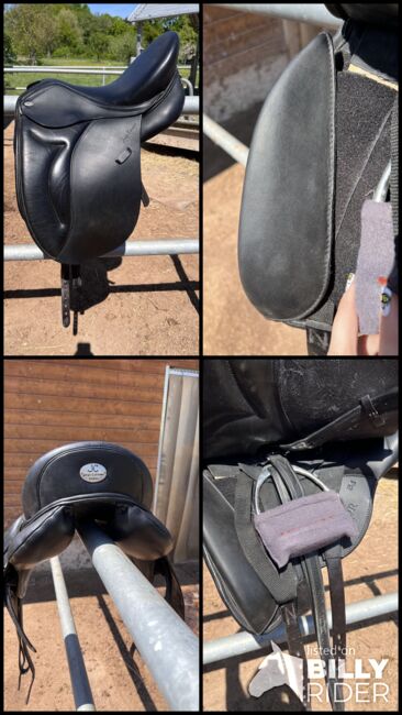 Dressursattel Jorge Canaves Vries Diamant 17,5", Jorge Canaves Vries Diamant , Lea Kohlmann, Dressage Saddle, Hallerndorf, Image 8