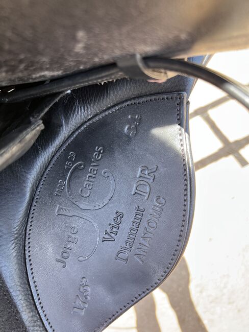 Dressursattel Jorge Canaves Vries Diamant 17,5", Jorge Canaves Vries Diamant , Lea Kohlmann, Dressage Saddle, Hallerndorf, Image 5