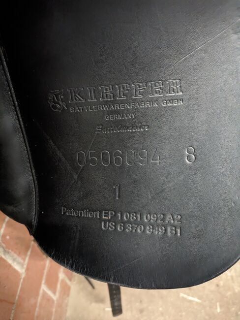 Dressursattel Kieffer Lusitano  Kür Excellent 17 Zoll, Kieffer Lusitano  Kür Excellent / Blaue Naht, Katrin Engelbracht, Dressage Saddle, Herten, Image 14