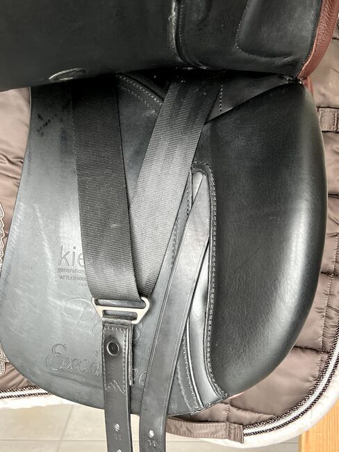 Dressursattel Kieffer Paris 17" in doubliertem Leder, normale Kammer, Kieffer Paris Exclusiv, Gabriele Fiethen, Dressage Saddle, Zirndorf, Image 5