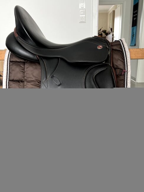 Dressursattel Kieffer Paris 17" in doubliertem Leder, normale Kammer, Kieffer Paris Exclusiv, Gabriele Fiethen, Dressage Saddle, Zirndorf, Image 8