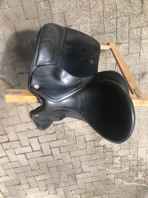 Dressursattel Miro, 17 Zoll, schwarz, Jorge Canaves Monoblatt, S. Glatt, Dressage Saddle, Lottstetten , Image 6