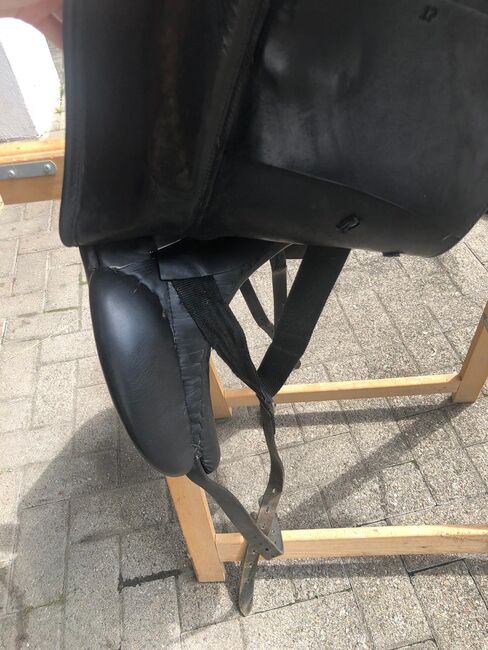 Dressursattel Miro, 17 Zoll, schwarz, Jorge Canaves Monoblatt, S. Glatt, Dressage Saddle, Lottstetten , Image 10