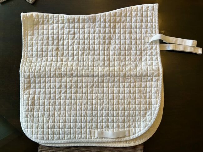 Dressage Saddle Pad- White, Stephanie, Saddle Accessories, Edmonton , Image 2