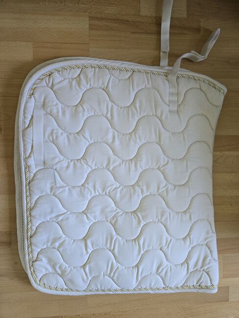 Dressurschabracke weiss, Mara, Dressage Pads, Rotkreuz