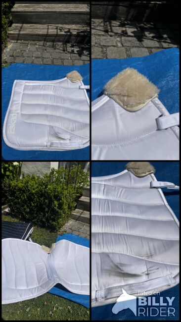 Dressurschabracke weiß Turnier Eskadron, Eskadron , Philippa Strobl, Dressage Pads, Krumbach, Image 7