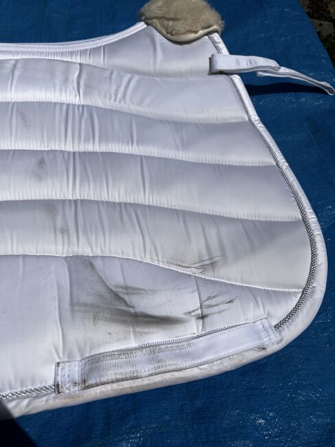Dressurschabracke weiß Turnier Eskadron, Eskadron , Philippa Strobl, Dressage Pads, Krumbach, Image 3