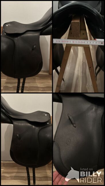 Dressursattel Passier weite Kammer 17,5 verbr. Kopfeisen Friese, Passier GT D, Aki , Dressage Saddle, Edemissen, Image 9