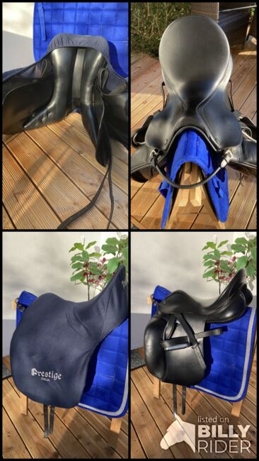 Dressursattel, Prestige Top Dressage 17/34 + 2cm, Knuth-Hansen Nitsche, Dressage Saddle, Aalen, Image 5