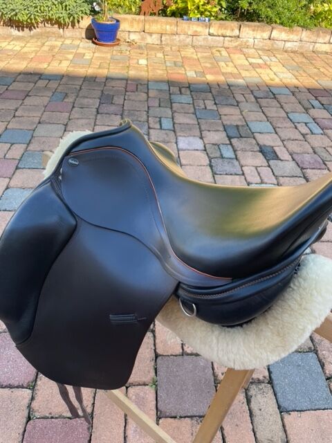 Dressursattel Velicea Magestic 18 Zoll, Velicea Magestic, Ingrid Schneider, Dressage Saddle, Sarród, Image 14