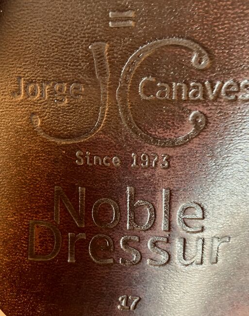Dressur Sattel "Noble" braun, Jorg Canaves, 17", Jorg Canaves Nobel, Stephanie Schneider, Dressage Saddle, Kitzbühel, Image 2