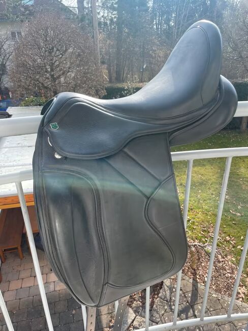 Dressursattel, schwarz, My Green Horse, sehr guter Zustand, My Green Horse Celebration Dressur , Tanja Buchka, Dressage Saddle, Gräfelfing