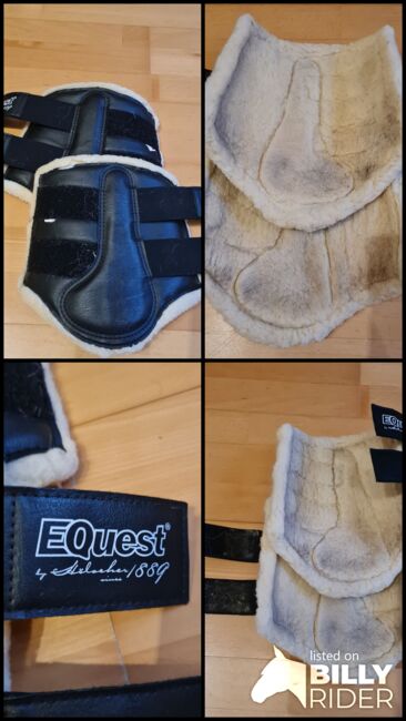 Dressur Gamaschen schwarz Equest Größe M, Equest, Annika Wagner , Tendon Boots, Mayen, Image 7