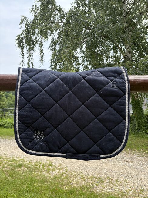Dressur (DR) dunkelblau Glitzer Schabracke von Felix Bühler, Felix Bühler, Lara , Dressage Pads, Zolling, Image 2