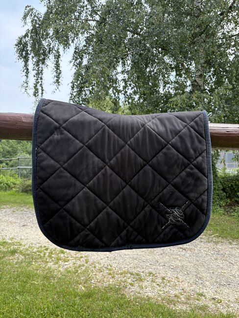 Dressur (DR) dunkelblau Glitzer Schabracke von Felix Bühler, Felix Bühler, Lara , Dressage Pads, Zolling, Image 3
