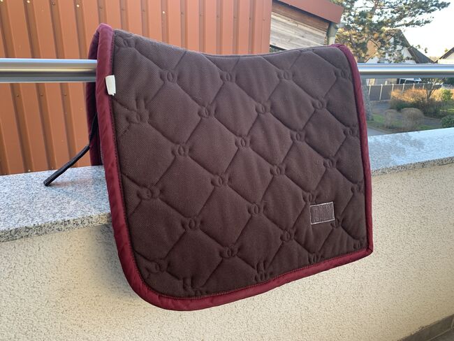 Dressurschabracke Equestrian Stockholm braun/bordeaux, Equestrian Stockholm , Celia, Dressage Pads, Muggensturm , Image 5