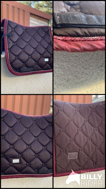 Dressurschabracke Equestrian Stockholm braun/bordeaux, Equestrian Stockholm , Celia, Dressage Pads, Muggensturm , Image 10