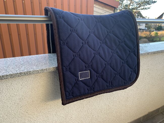 Dressurschabracke ES blau/braun/gold, Equestrian Stockholm , Celia, Dressage Pads, Muggensturm , Image 6