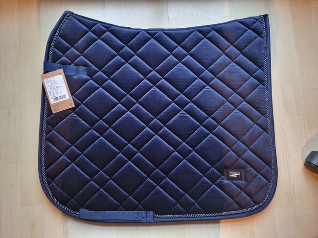 Dressur Schabracke samt navy, Ridersdeal , Corinna Stemplinger , Dressage Pads, Obernzell, Image 2