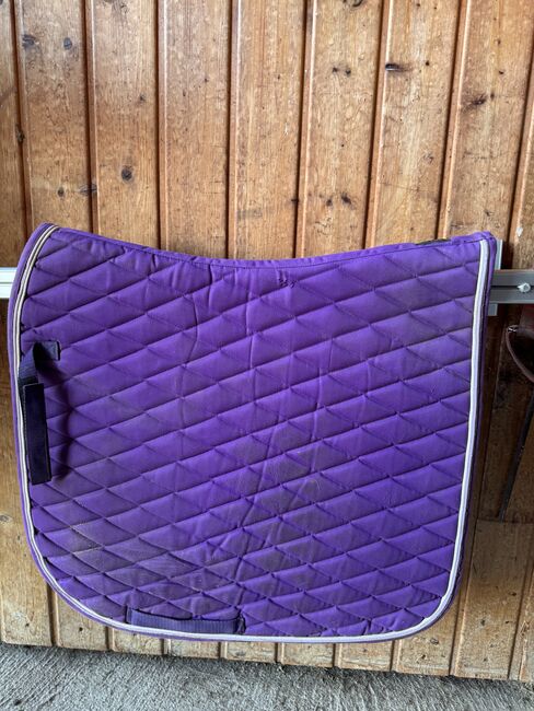 Dressurschabracken Lila, 4Horses/ Equiva, Selina, Dressage Pads, Mariaposching