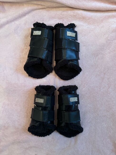 Dressurgamaschen mit Fell Vorne & Hinten M & L schwarz gebraucht, Waldhausen, Riva, Tendon Boots, Berlin