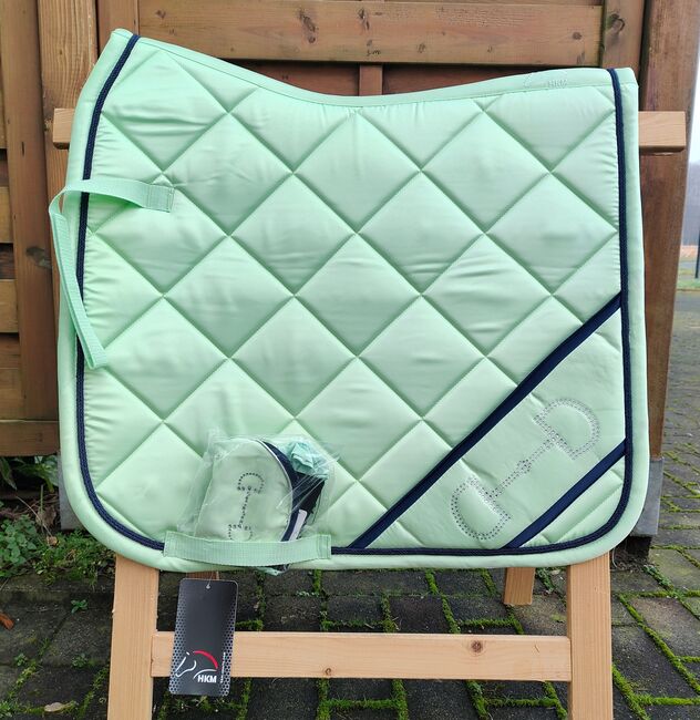 Dressur Set Schabracke und Fliegenhaube Neu, HKM  Monaco Style , Chanty, Dressage Pads, Gladbeck