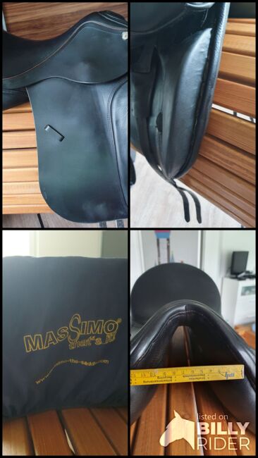 Dressursattel 17,5 Zoll, Zeisler  Massimo Dressur II , Melanie Leisten, Dressage Saddle, Würselen, Image 13