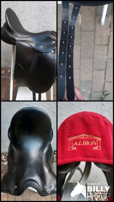 Dressursattel Albion SLK 17 HH W mit Klettpauschen, Albion SLK, Reinschke, Dressage Saddle, Berlin, Image 15