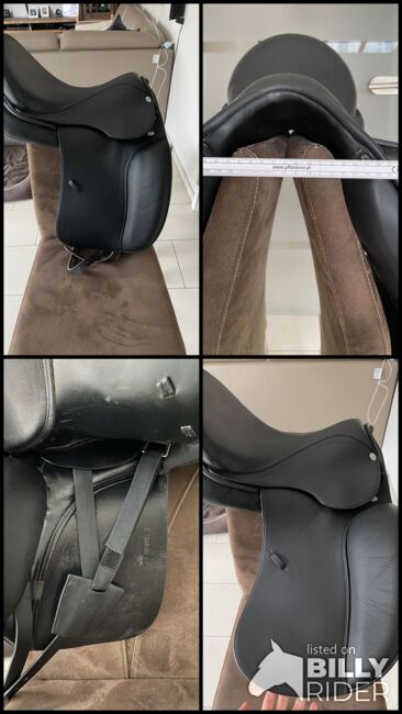 Dressursattel ARR / Schöneich / Stübben, schwarz, 17 Zoll mit Sattelschoner, Stübben in Zusammenarbeit mit Familie Schöneich (ARR) und dem Sattler Christoph Hubertus, J.R., Dressage Saddle, Bedburg-Hau , Image 11