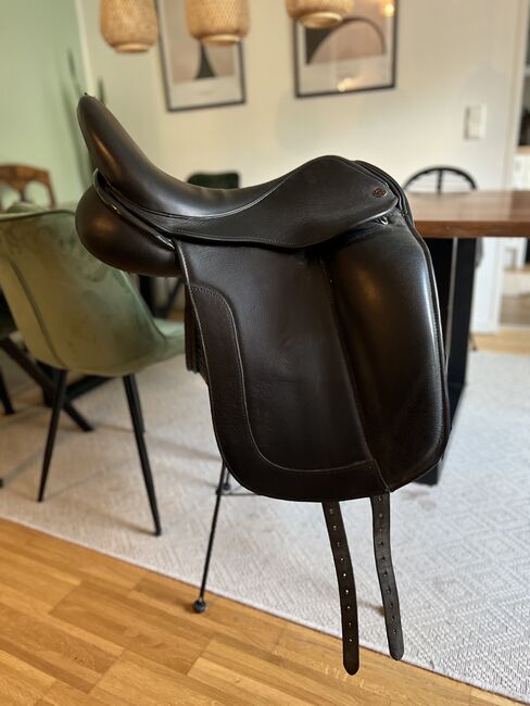 Dressursattel Dresch XT Flat Verdades 17,5 Schwarz Monoblatt Lack, Dresch XT Flat Verdades , Kim Dana, Dressage Saddle, München