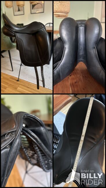 Dressursattel Dresch XT Flat Verdades 17,5 Schwarz Monoblatt Lack, Dresch XT Flat Verdades , Kim Dana, Dressage Saddle, München, Image 10