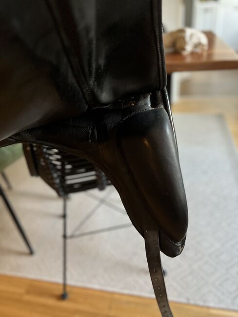 Dressursattel Dresch XT Flat Verdades 17,5 Schwarz Monoblatt Lack, Dresch XT Flat Verdades , Kim Dana, Dressage Saddle, München, Image 5