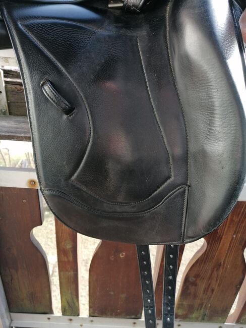 Dressursattel Elegance Nero de Luxe, Elegance Nero Deluxe, Steffi Buchen , Dressage Saddle, Stiefenhofen , Image 4