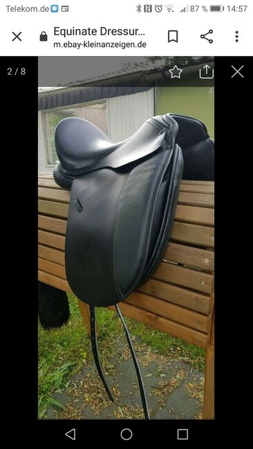 Dressursattel, Equinate  Cooper, Tanja Apt , Dressage Saddle, Duingen , Image 7