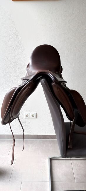 Sattel Dressur Hidalgo Roma 18" braun Leder, Hidalgo Roma, Anja Primus, Dressage Saddle, Salzbergen, Image 3