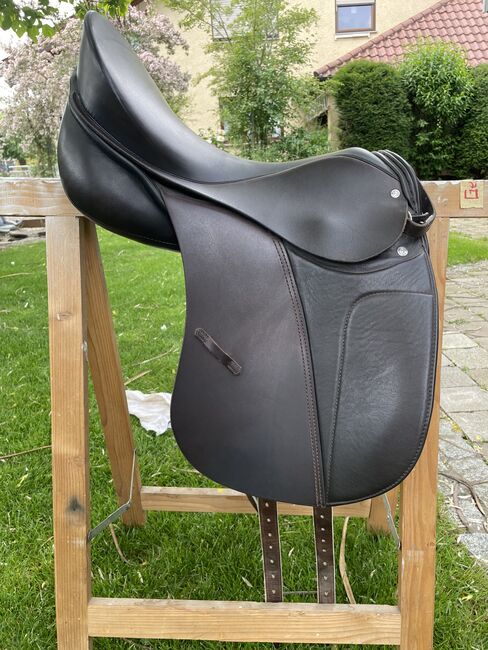 Dressursattel I Braun I Sitzgröße: 17,5 Zoll, Höpfner Spezialmodell Ahlerich Edition Ingrid Klimke , Marie, Dressage Saddle, Bondorf, Image 5