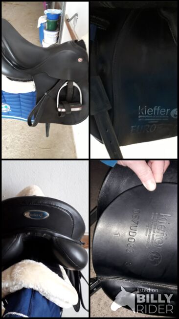 Dressursattel Kieffer Europe CT, Kieffer  Europe CT , Jasmin Ehm , Dressage Saddle, Sulzbach-Rosenberg, Image 7